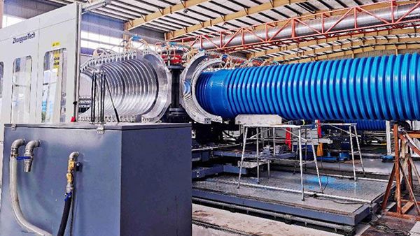 Expectations Exceeded (the 40th ZhongyunTech corrugated pipe production line for our client - SCY Pipes)