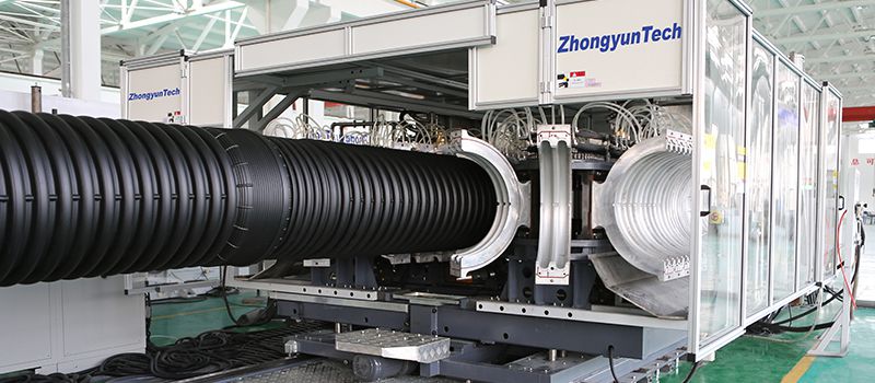 ZC-1000H Corrugated Pipe Extrusion Line (ID100-OD1000mm)