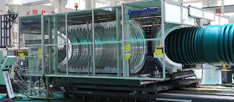 ZC-1200H Corrugated Pipe Extrusion Line (ID100-OD1200mm)