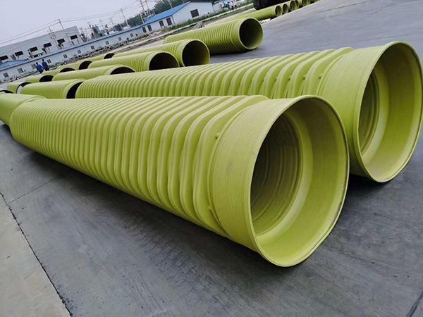 Hexagonal corrugated pipes